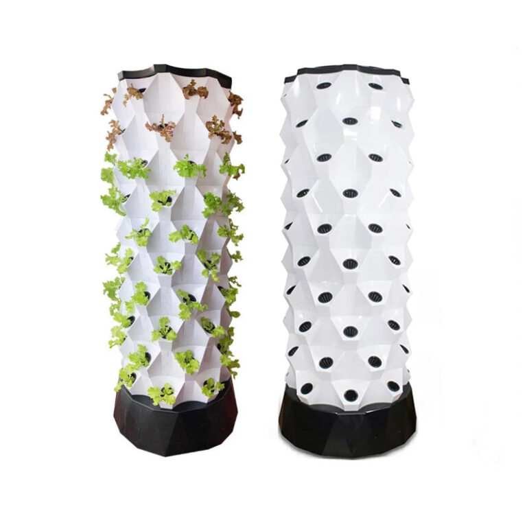 Torre De Cultivo Para Tomates Bio Green Maxitom | Con Depósito De Agua De 2 Litros, Altura 150 Cm | Color Terracota